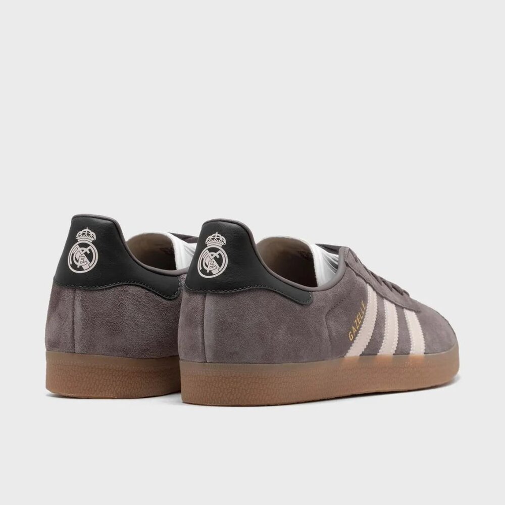 adidas x Real Madrid Gazelle Rekive Shoes Mens 10 Charcoal IH2631